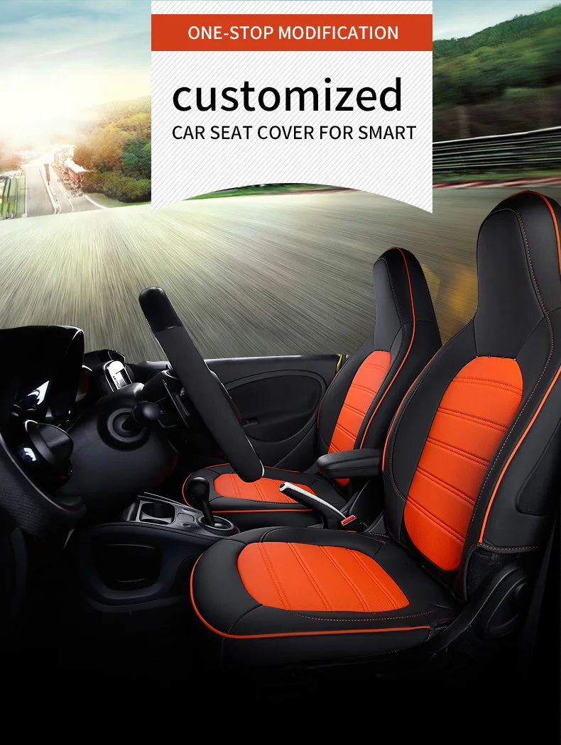 Car Seat Cover Leather Front Auto Seat Cushion Covers Car Styling Interior Accessories Pad Mat