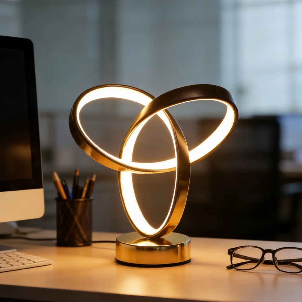 Modern and stylish LED desk lamp - USB dimmable, perfect for office, bedroom, study decoration,