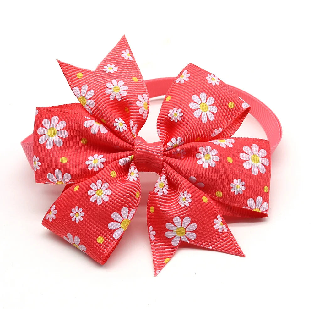50/100pcs Spring Pet Supplies Cat Pet Bow Tie Small Dog Bowties Nekties Dog Grooming Accessories Samll-Middle Dog Products