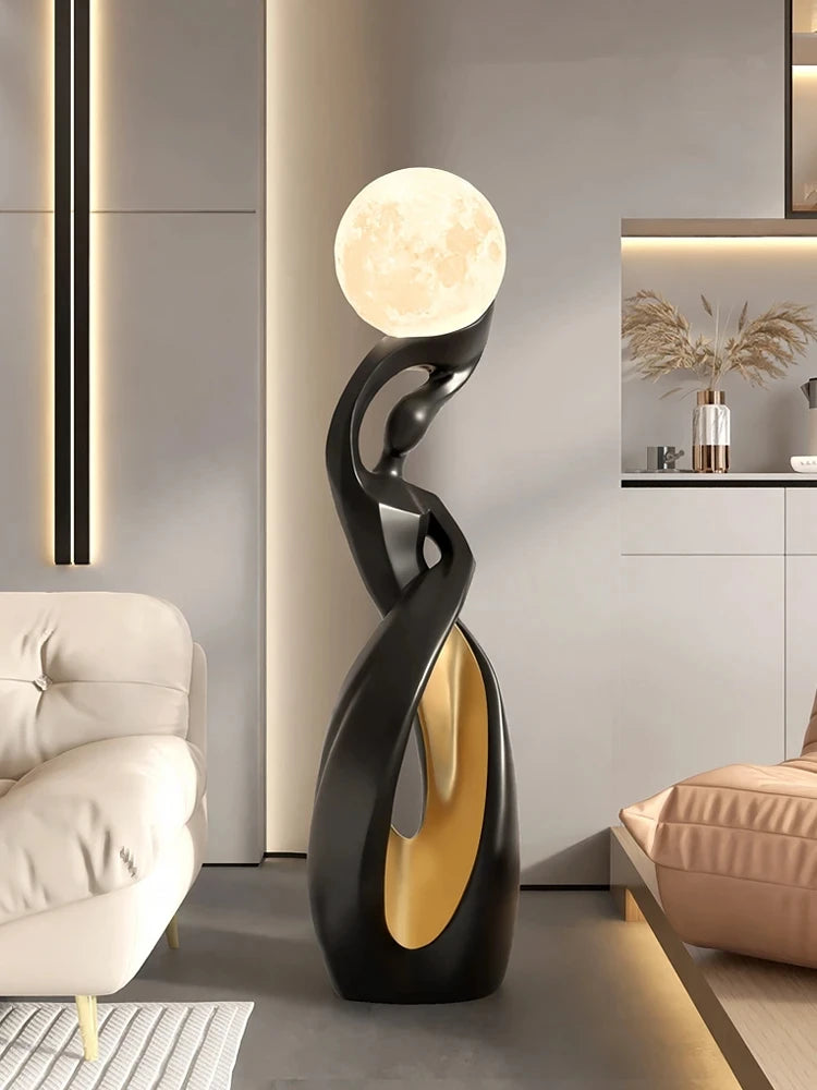 large abstract art sculpture