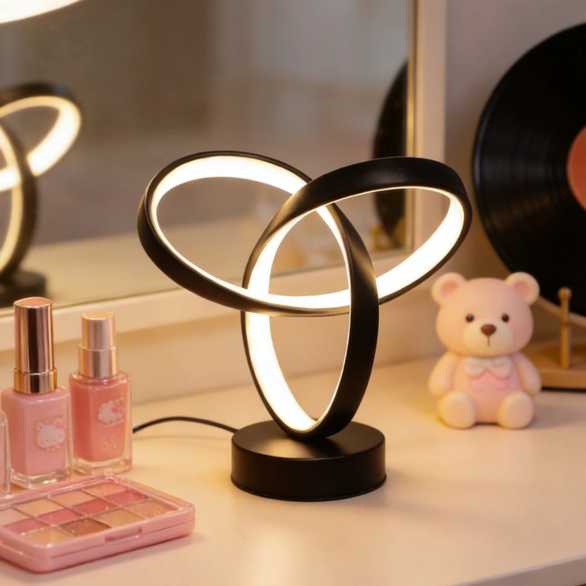 Modern and stylish LED desk lamp - USB dimmable, perfect for office, bedroom, study decoration,