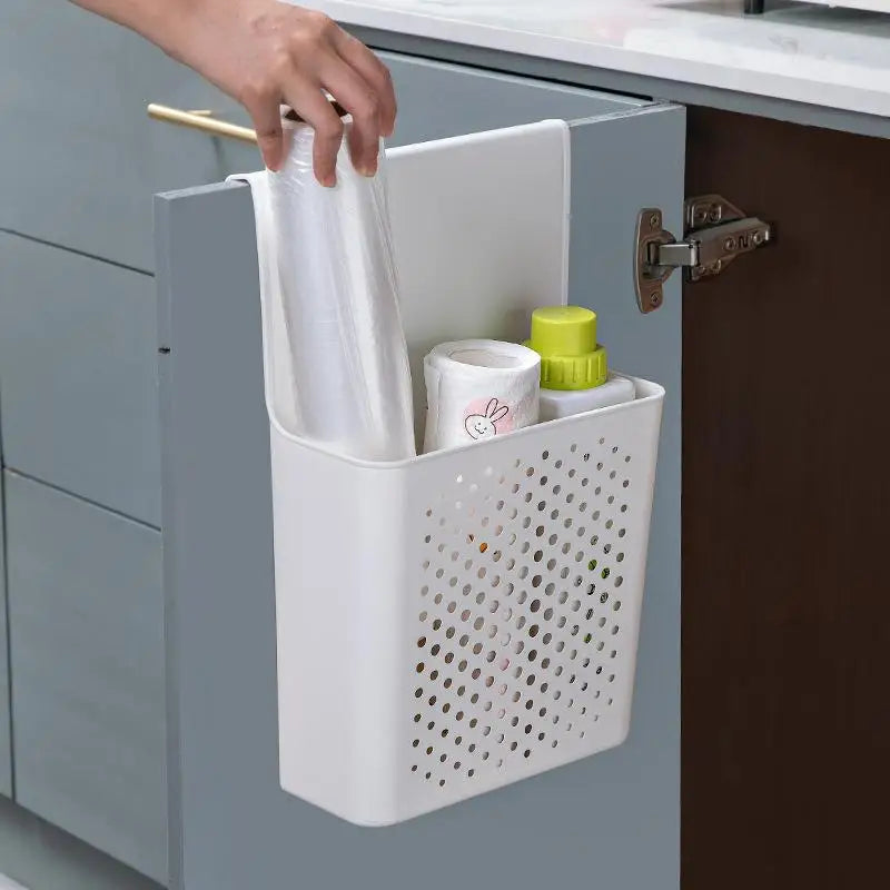 Kitchen Cabinet Door Interior Storage Shelf And Box, Hanging Hook Behind The Door, Kitchen