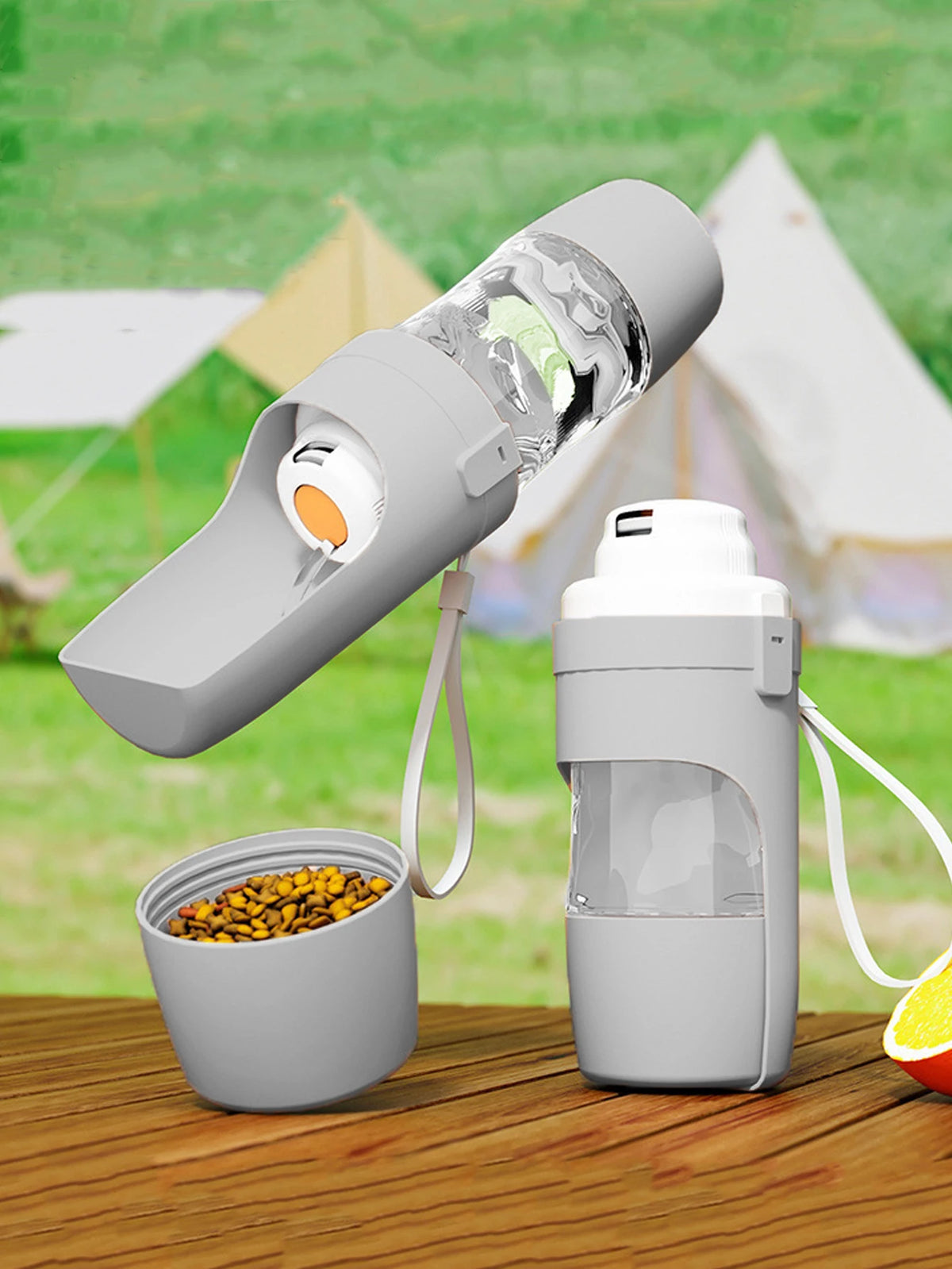  Food and Water Container for Puppy Pets