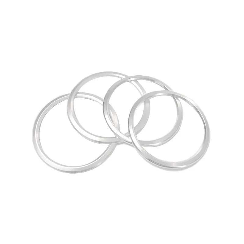 4PCS For Chevrolet Camaro Rings Aluminum Alloy AC Outlet Vent Sticker Car Accessories