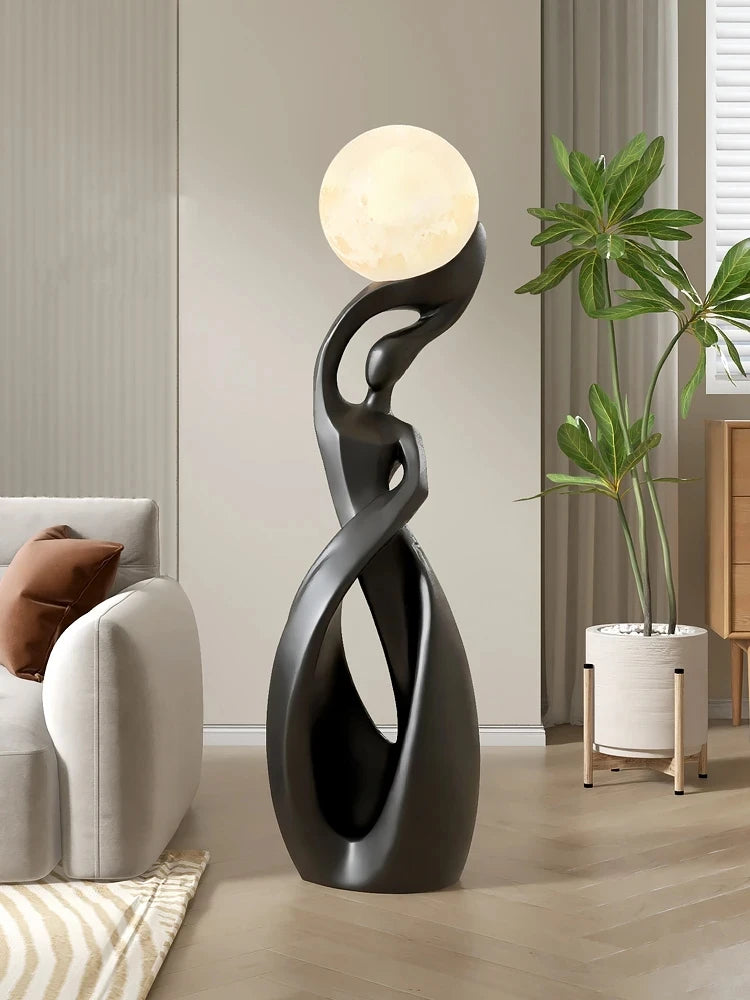 large abstract art sculpture