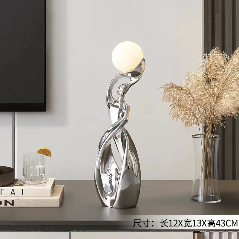 large abstract art sculpture