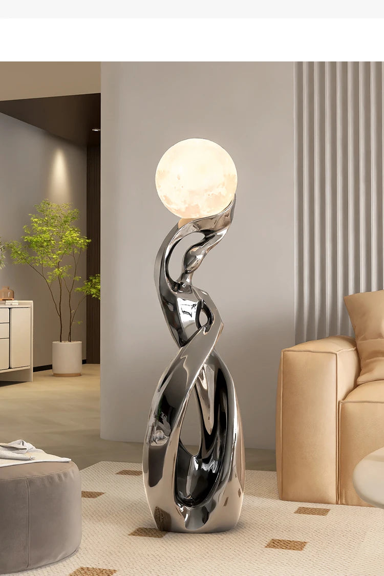 large abstract art sculpture