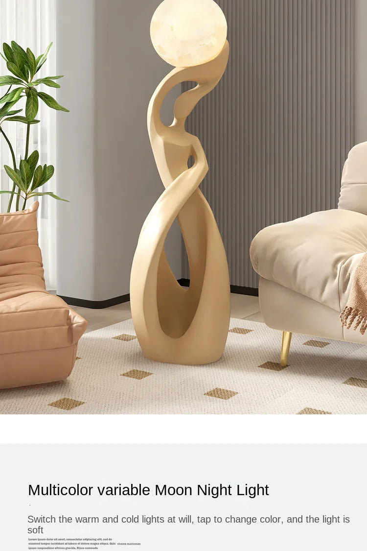 large abstract art sculpture