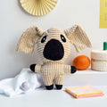 Pet Supplies: Durable Chew-Resistant Corn Plush Toys for Cats and Dogs, with Sound and Various Cartoon Designs