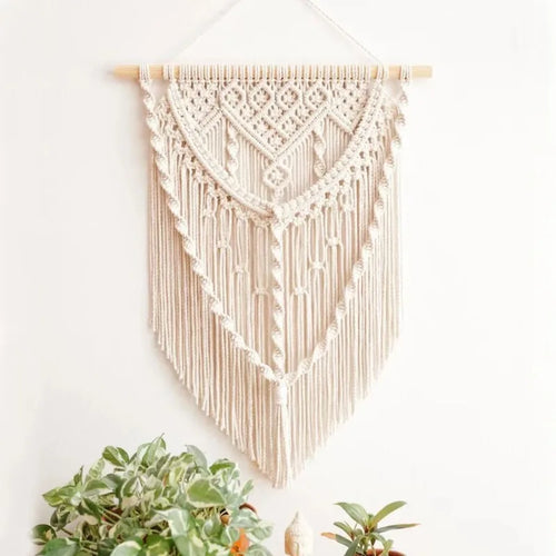 bohemian woven wall tapestry